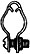 Sturmey-Archer HSJ607 Fulcrum Clip