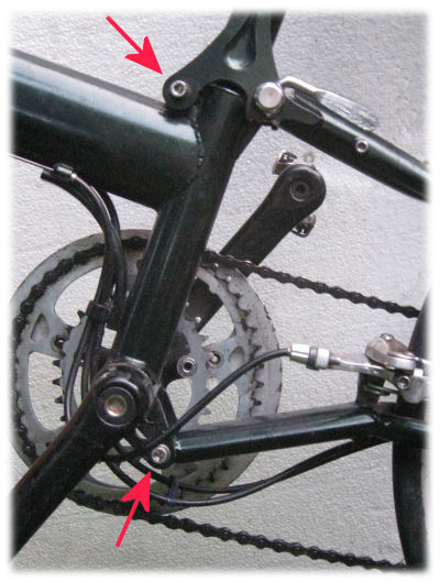 Bike Friday hinges
