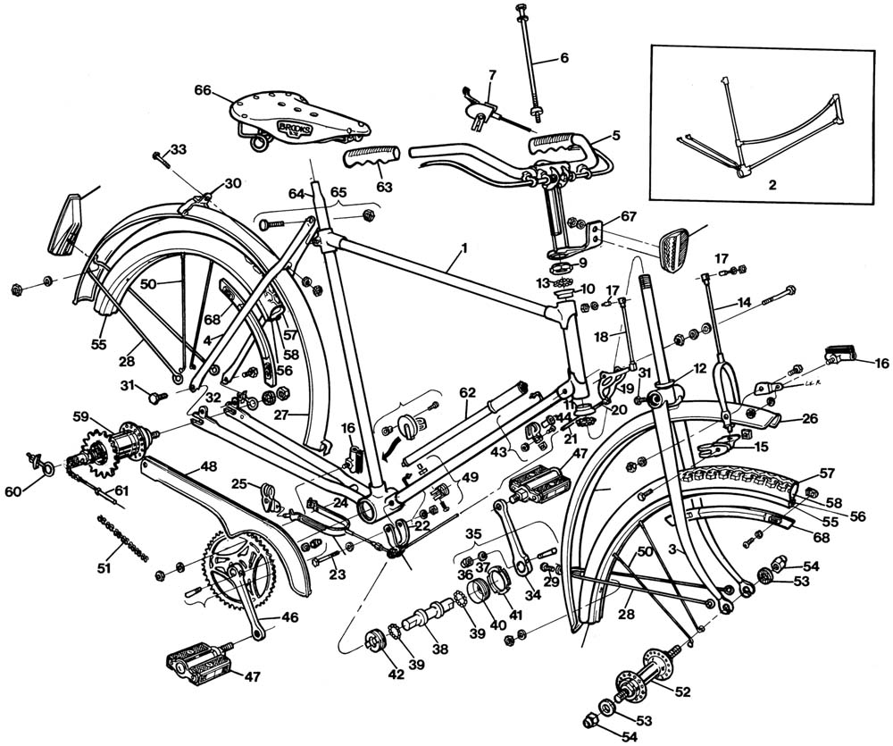 Vintage Raleigh Bike Parts 89