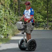 Sheldon on a Segway