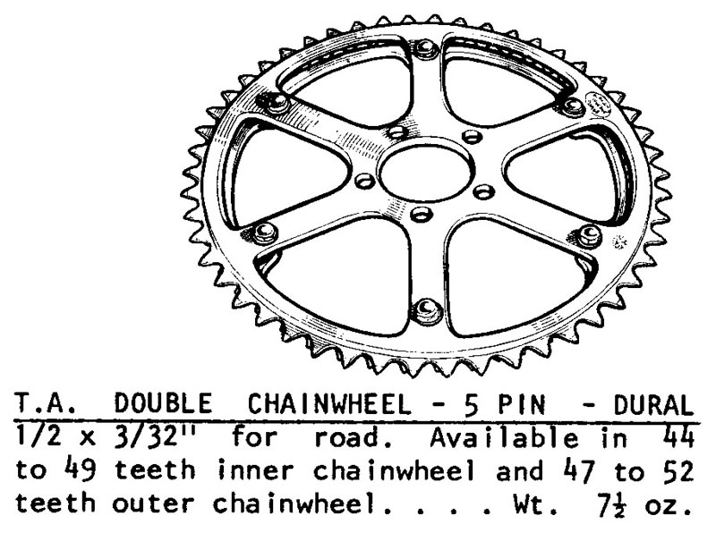 T.A. 5 pin double rings