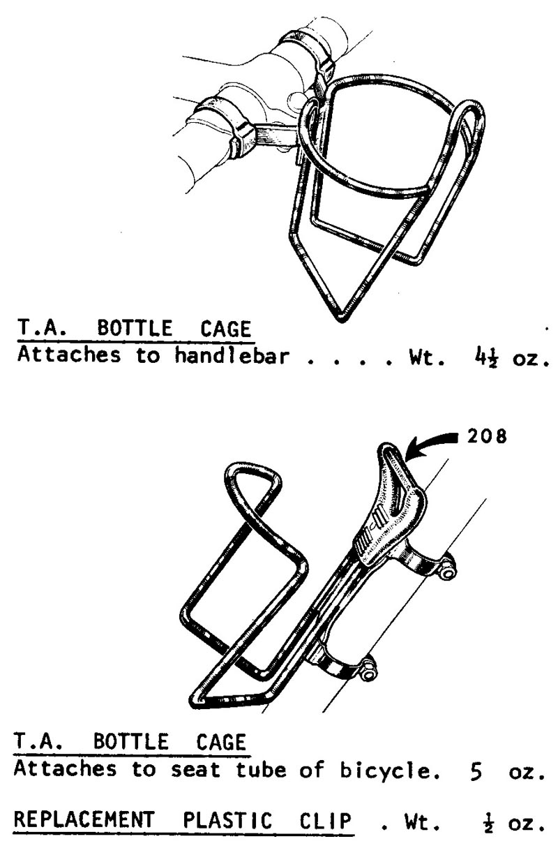 T.A. bottle cages