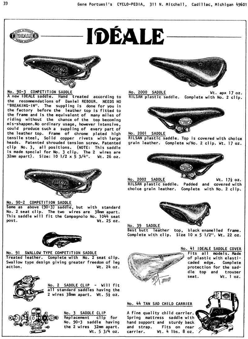 p39 Ideale saddles