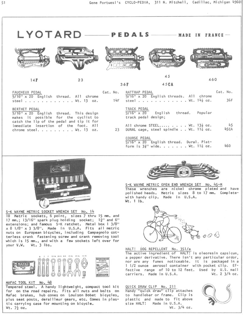 p51 Lyotard pedals