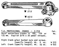 T.A. 5 pin cranks