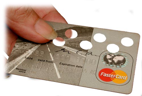 FasterCard in Hand