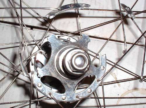 defective campagnolo record track hub