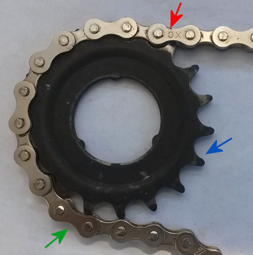 Bike Chain Stretch Chart