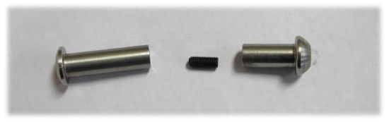 Half pins with set screw