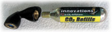 CO2 cartridge inflator