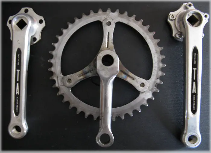 Cranks of differing lengths