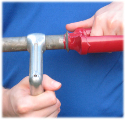 Measuring handlebar center dimaeter of stem
