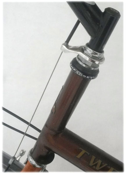 Raleigh Twenty with threadless top headset