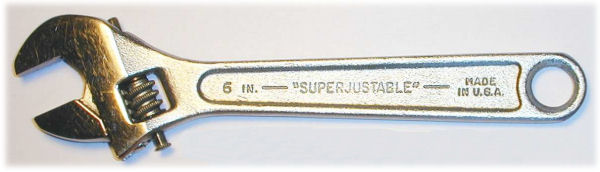 adjustable wrench