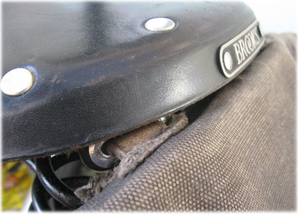 straps inside bag