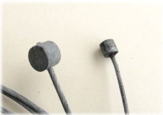 Comparison of brake and shift cables