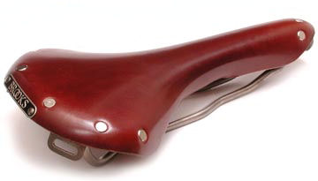 brooks leather seat