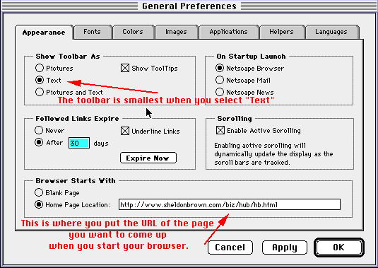 Browser default