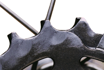 Old and new sprocket