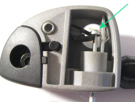 clickbox with pullrod in place