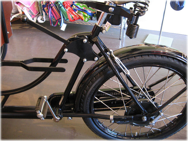Rear end of copenhagen cargo bike