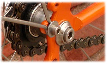 Fender stays with bolt and washer