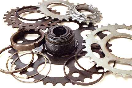 SunTour New Winner freewheel disassembled