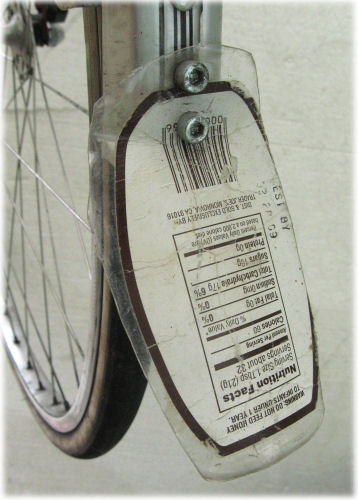 Home-made mudflap