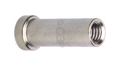 conventional nut for recessed brake mounting