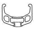 Rim with recessed spoke holes and eyelets