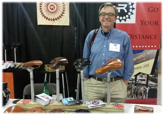 Elton displays Rivet saddles