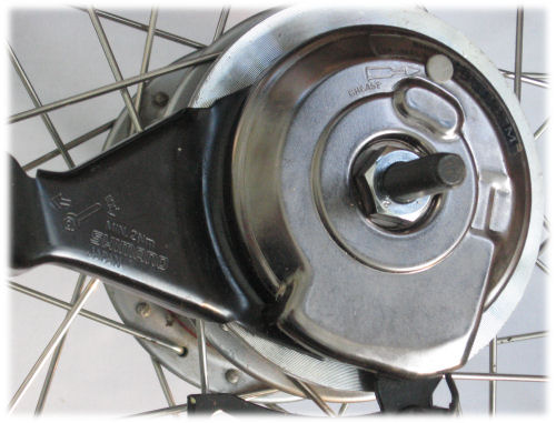 v brakes of rollerbrakes