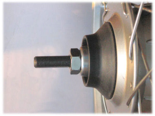 Left side of hub w/o Rollerbrake