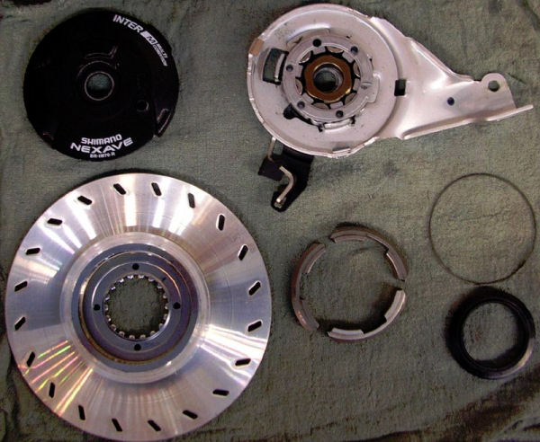 v brakes of rollerbrakes