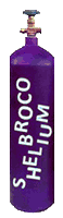 PURPLE helium tank