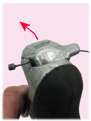 cable insertion in STI shfiter