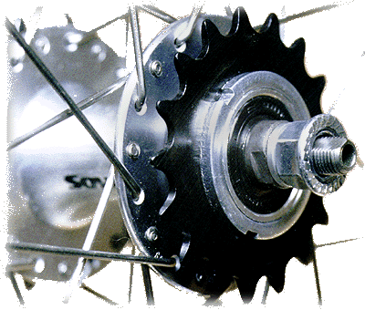 Hub with flatted axle