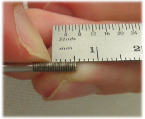 Transferring measurement from thumbnail to ruler