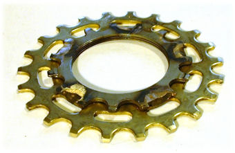 modified sprocket, view of inside