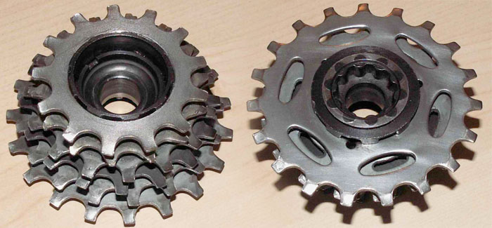 9 speed thread type cogs