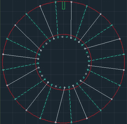 24-hole rim with 32-hole hub