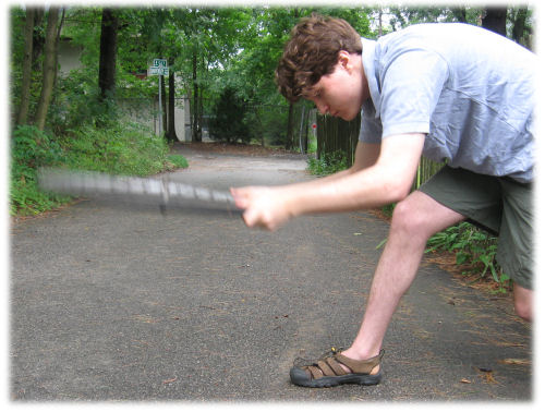 chopping with a wheel