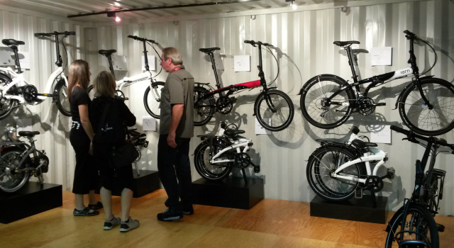 Tern folding bicycle display