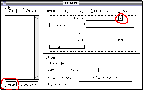 Eudora Filters