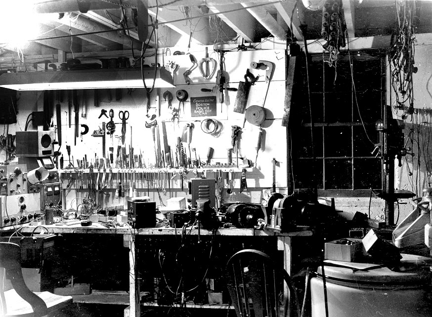 George Brown's workshop