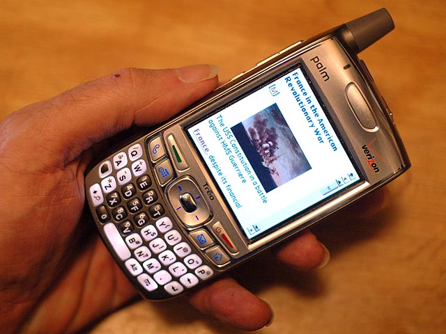 Treo 700p with Wikipedia