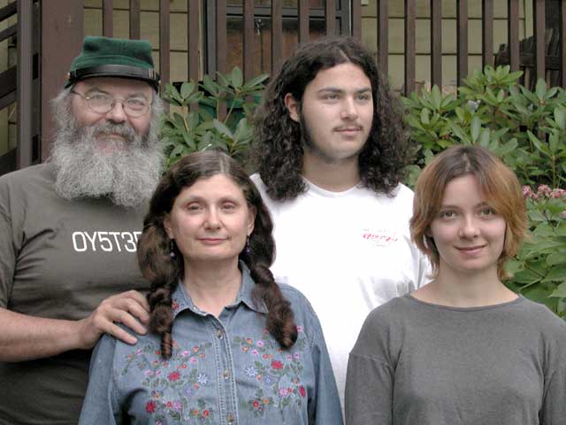 Sheldon Brown, Harriet Fell, George Brown, Tova Brown July 27, 2002