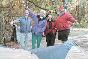 Hovel-like tent