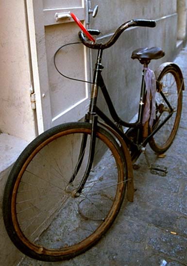 antique French lady's bike