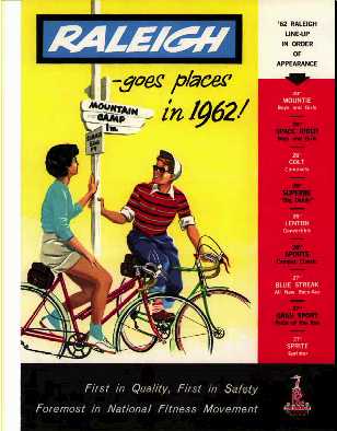 1962 Raleigh Bicycle Catalogue